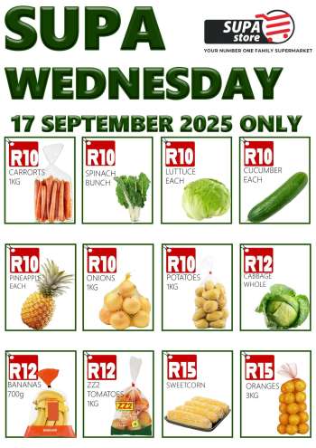 Supa Store catalogue  - 17/09/2025 - 17/09/2025.