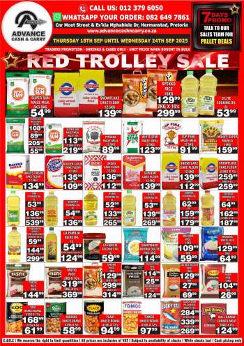 Advance Cash & Carry catalogue  - 18/09/2025 - 24/09/2025.