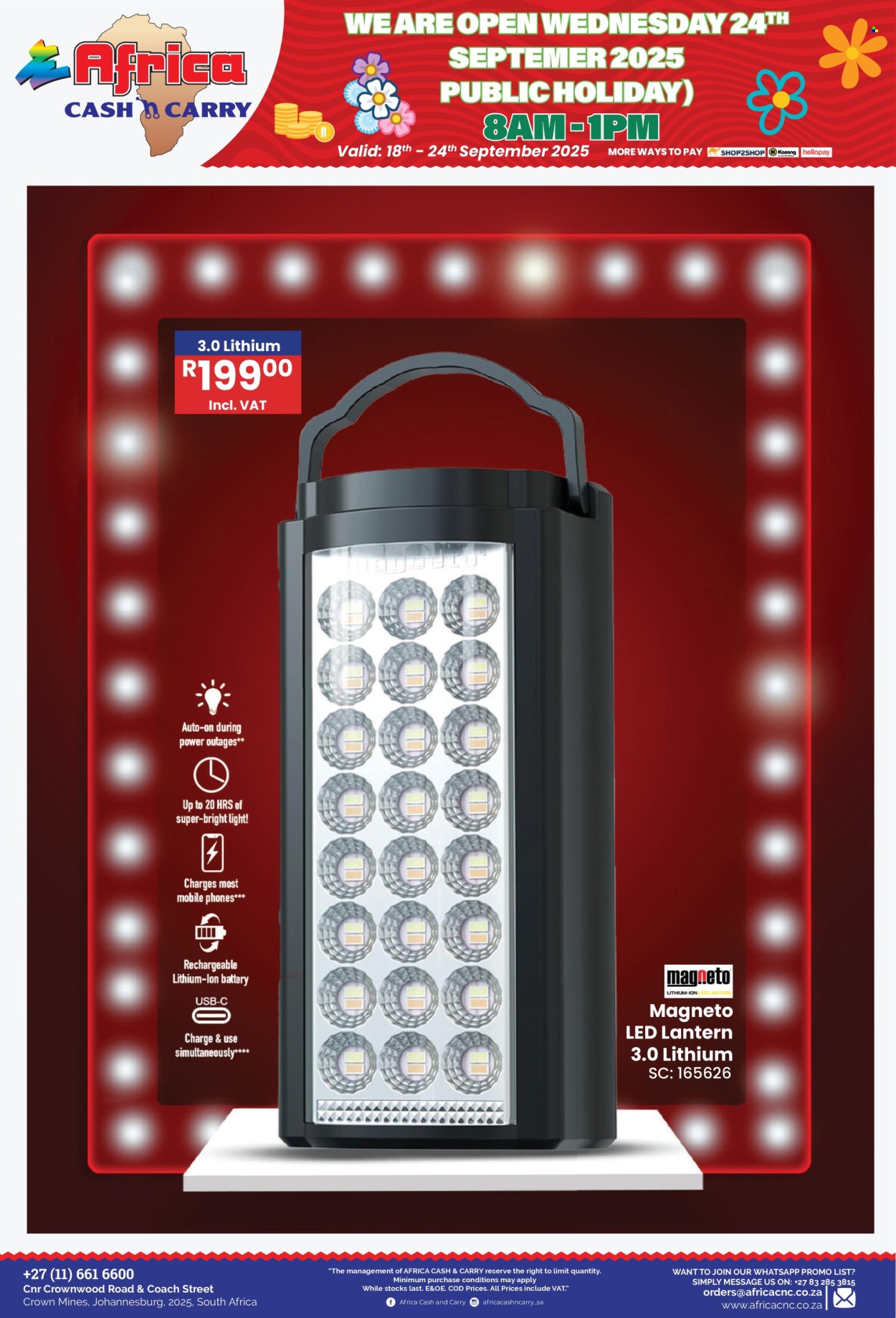 Africa Cash & Carry specials - 18/09/2025 - 24/09/2025. Page 18