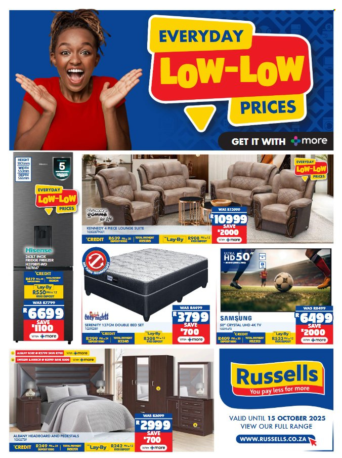 Russells specials - 19/09/2025 - 15/10/2025. Page 1