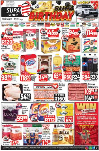 Supa Store catalogue  - 19/09/2025 - 12/10/2025.