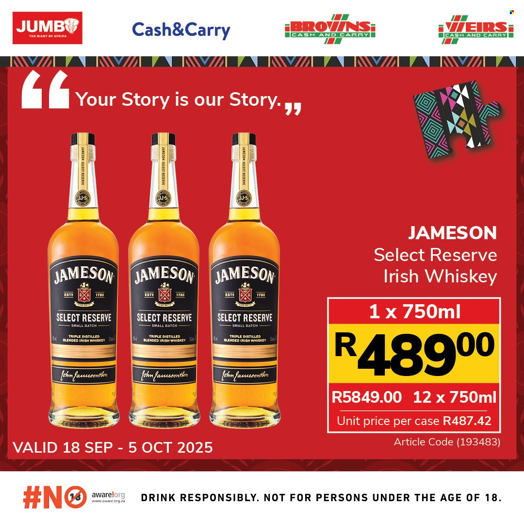 Jumbo Cash & Carry specials - 18/09/2025 - 05/10/2025. Page 9