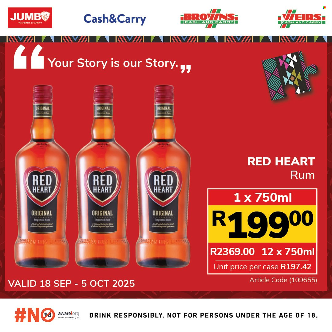 Jumbo Cash & Carry specials - 18/09/2025 - 05/10/2025. Page 12