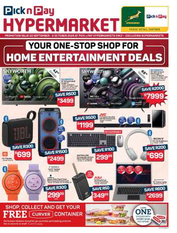 Pick n Pay Hypermarket catalogue  - 22/09/2025 - 06/10/2025.
