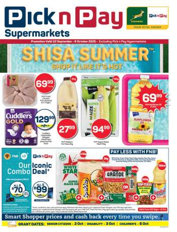 Pick n Pay Supermarket catalogue  - 22/09/2025 - 06/10/2025.