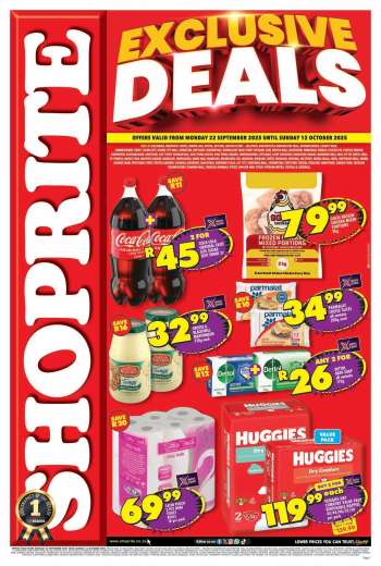 Shoprite catalogue  - 22/09/2025 - 12/10/2025.