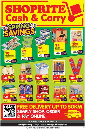 Shoprite catalogue  - 22/09/2025 - 05/10/2025.