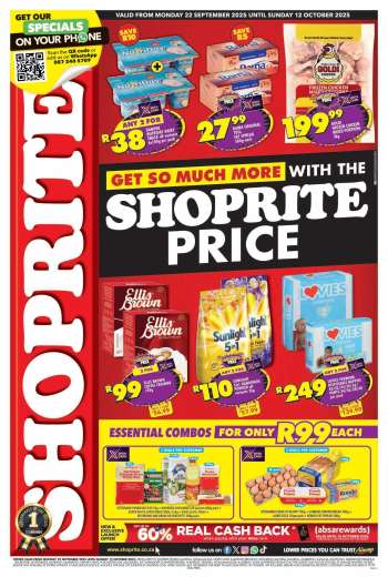 Shoprite catalogue  - 22/09/2025 - 12/10/2025.