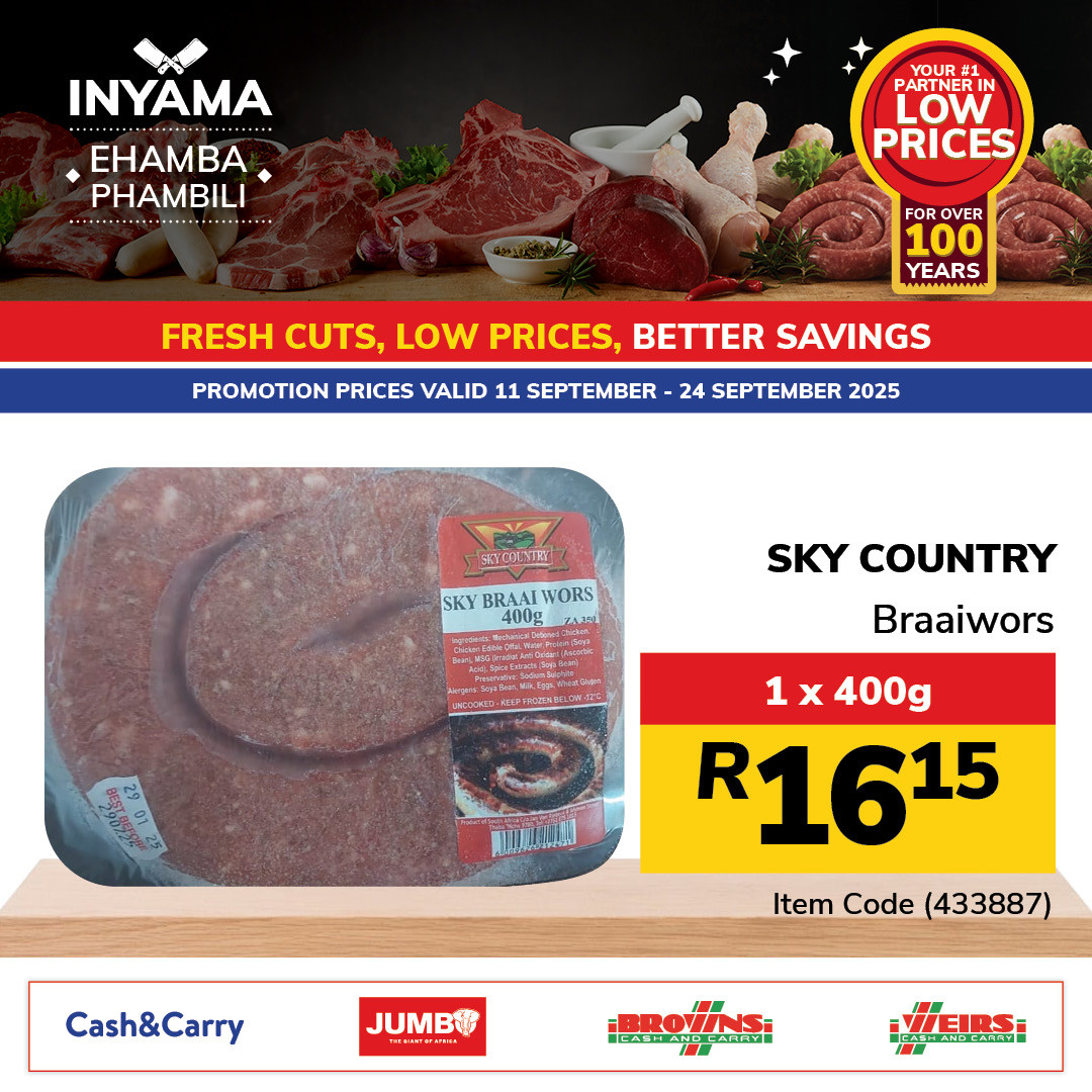 Jumbo Cash & Carry specials - 11/09/2025 - 24/09/2025. Page 1
