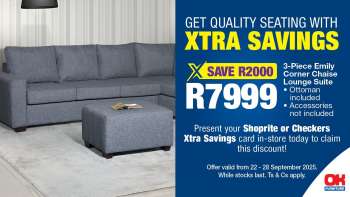 OK Furniture catalogue  - 22/09/2025 - 28/09/2025.