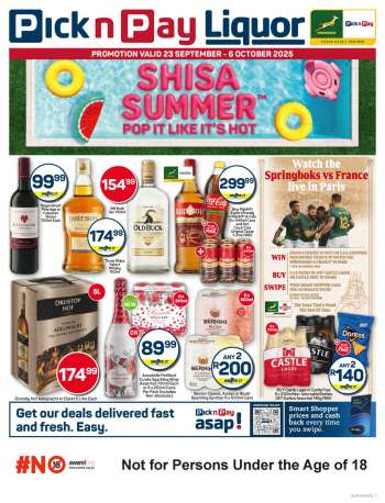 Pick n Pay catalogue  - 23/09/2025 - 06/10/2025.