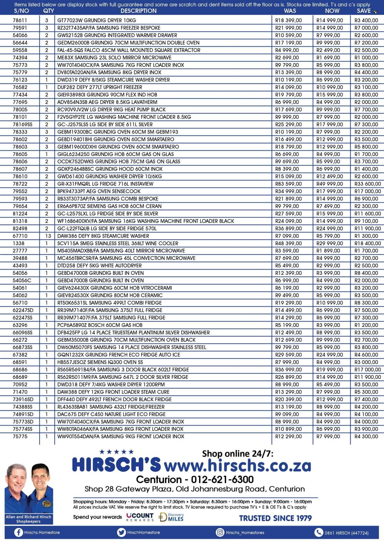 Hirsch's specials - 24/09/2025 - 30/09/2025. Page 2