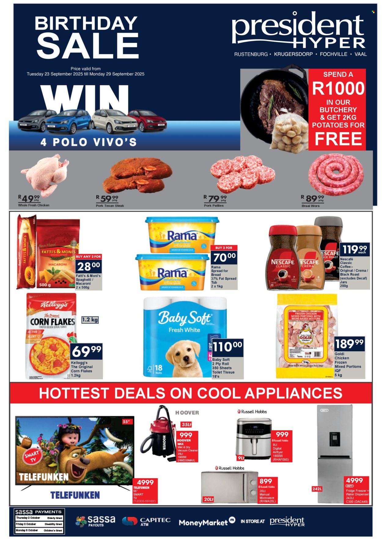 President Hyper specials - 23/09/2025 - 29/09/2025. Page 1