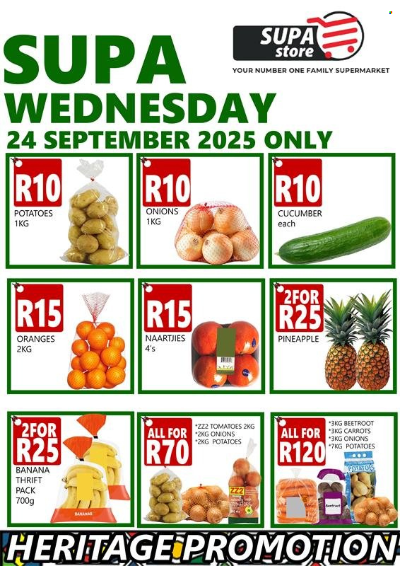 Supa Store specials - 24/09/2025 - 24/09/2025. Page 1