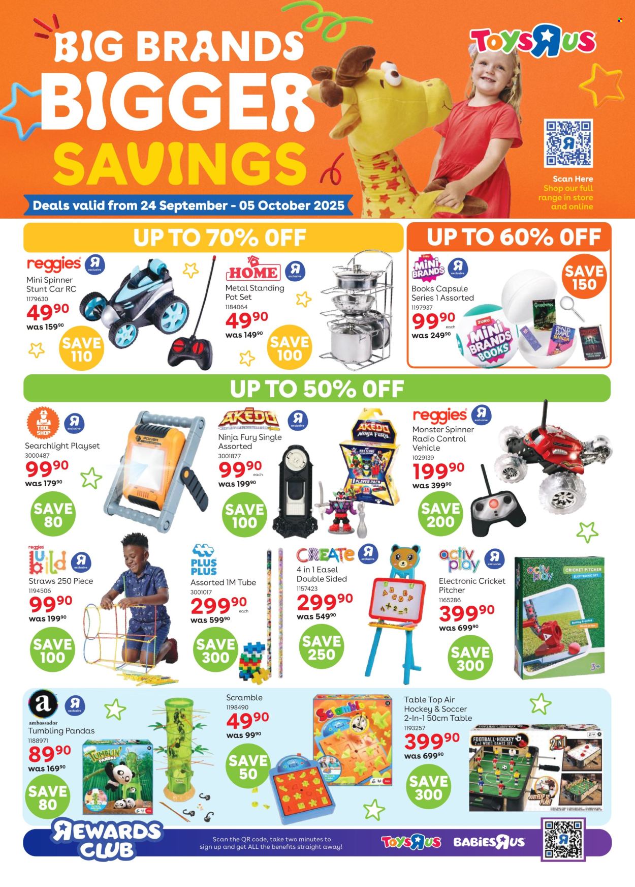Toys R Us specials - 24/09/2025 - 12/10/2025. Page 1