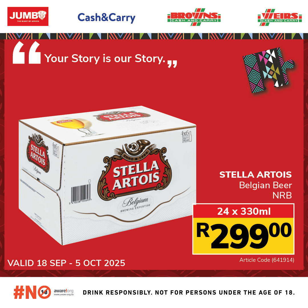 Jumbo Cash & Carry specials - 18/09/2025 - 05/10/2025. Page 1