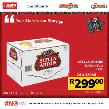 Jumbo Cash & Carry catalogue  - 18/09/2025 - 05/10/2025.