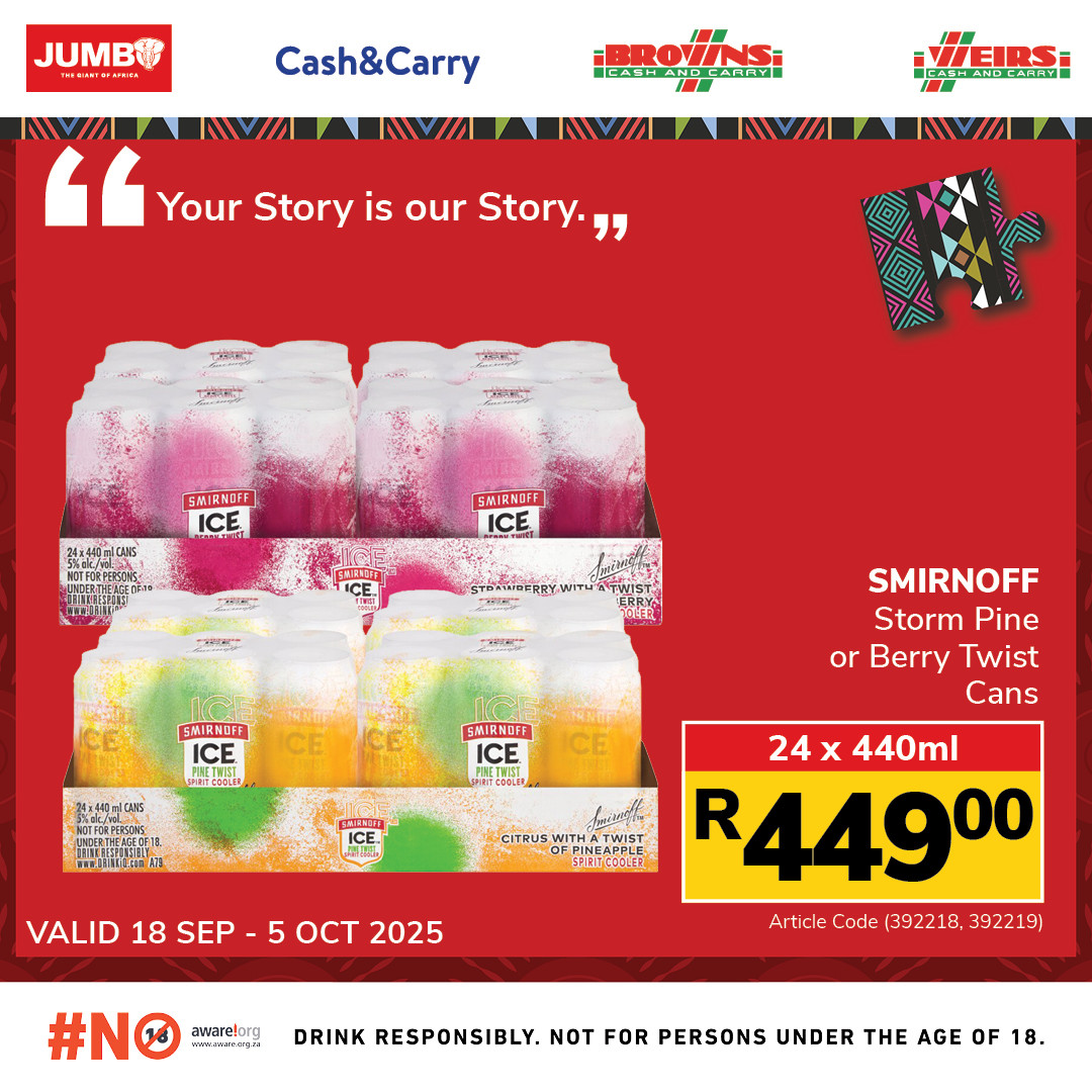 Jumbo Cash & Carry specials - 18/09/2025 - 05/10/2025. Page 3