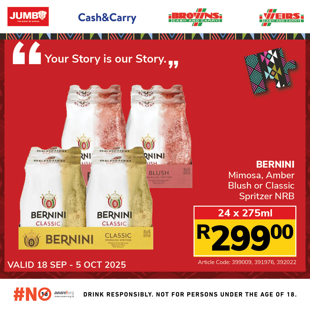 Jumbo Cash & Carry specials - 18/09/2025 - 05/10/2025. Page 7