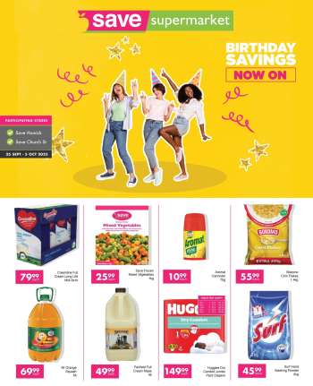 Save supermarket catalogue  - 25/09/2025 - 05/10/2025.