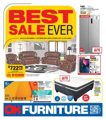 OK Furniture catalogue  - 25/09/2025 - 05/10/2025.
