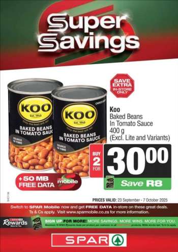 SPAR catalogue  - 23/09/2025 - 07/10/2025.