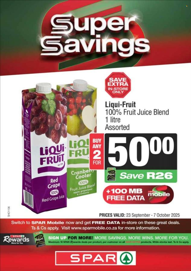 SPAR specials - 23/09/2025 - 07/10/2025. Page 9