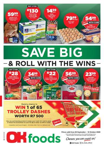 OK Foods catalogue  - 24/09/2025 - 12/10/2025.