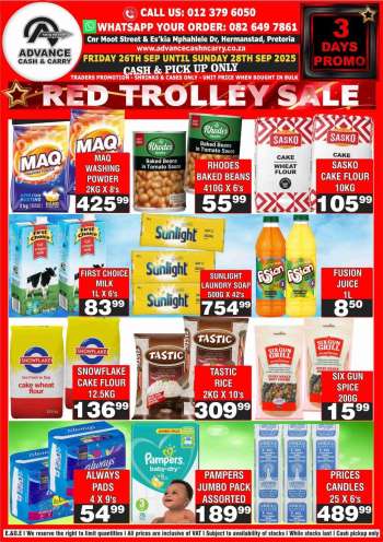 Advance Cash & Carry catalogue  - 26/09/2025 - 28/09/2025.