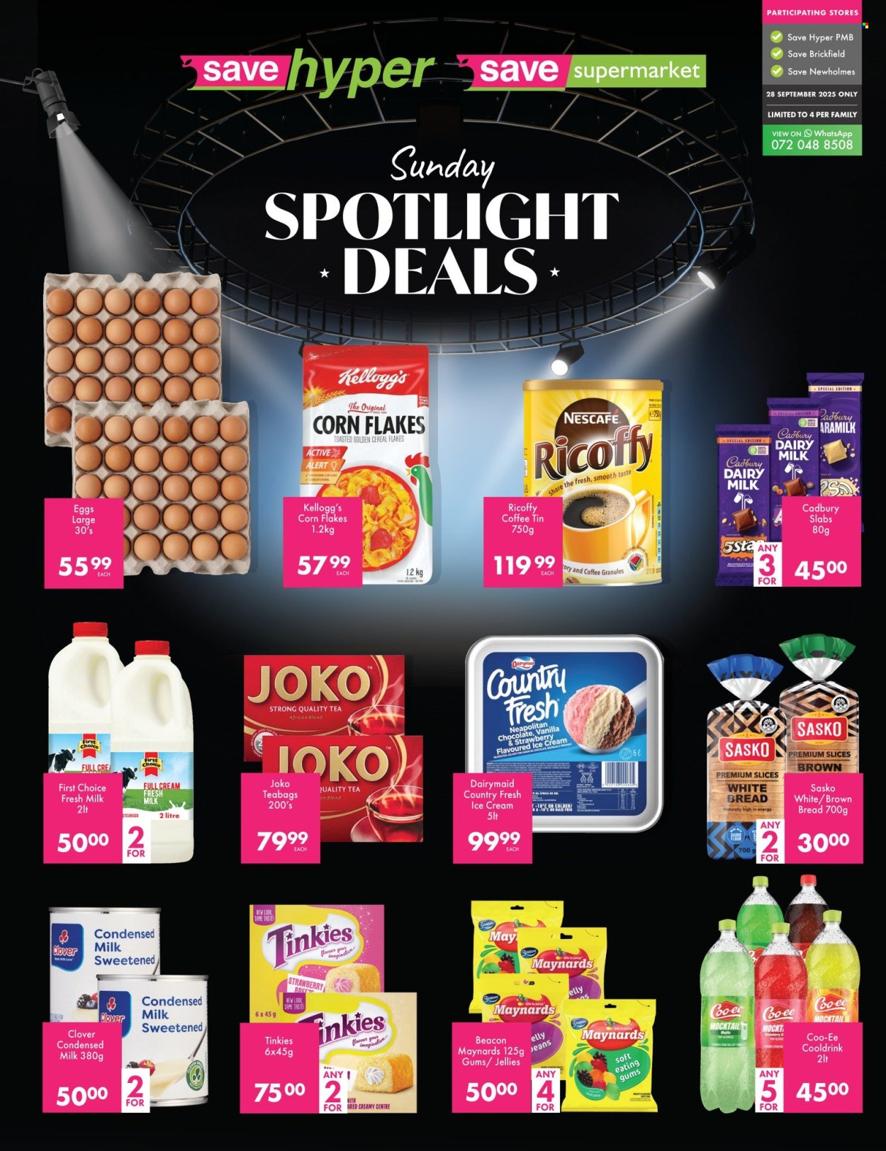 Save specials - 28/09/2025 - 28/09/2025. Page 1