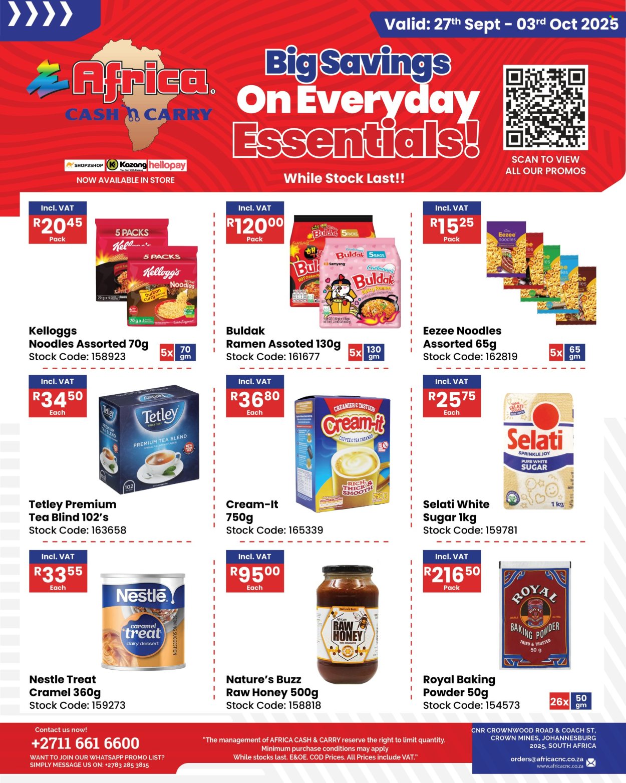 Africa Cash & Carry specials - 27/09/2025 - 03/10/2025. Page 1