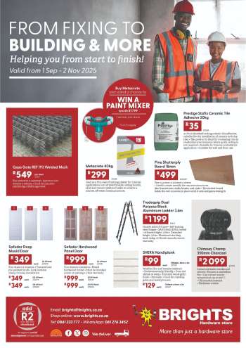 Brights Hardware catalogue  - 01/09/2025 - 02/11/2025.