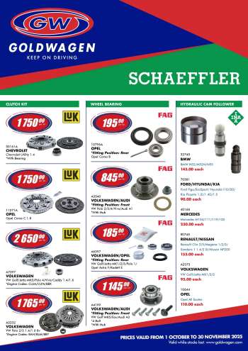 Goldwagen catalogue  - 01/10/2025 - 30/11/2025.