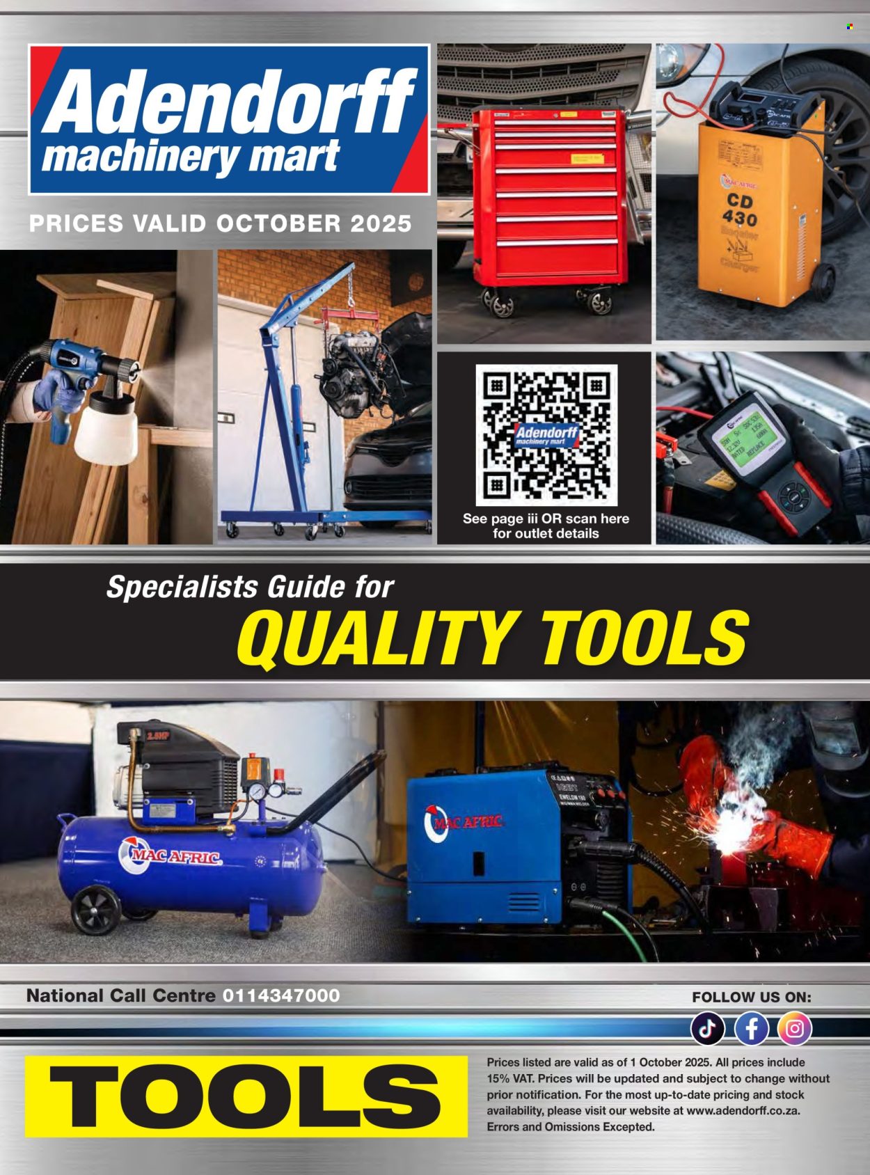 Adendorff Machinery Mart specials - 01/10/2025 - 31/10/2025. Page 1