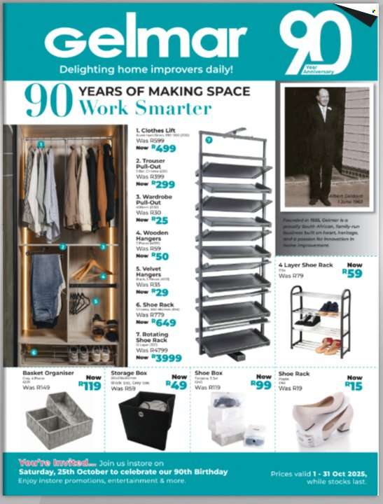 Gelmar specials - 01/10/2025 - 31/10/2025. Page 1