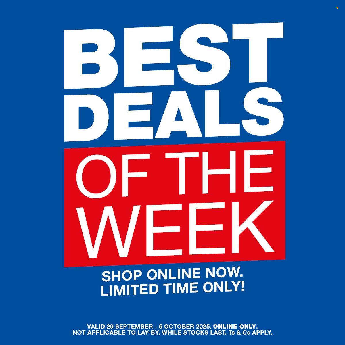 OK Furniture specials - 29/09/2025 - 05/10/2025. Page 1