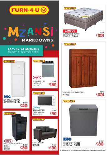Furn 4 U catalogue  - 01/10/2025 - 31/10/2025.
