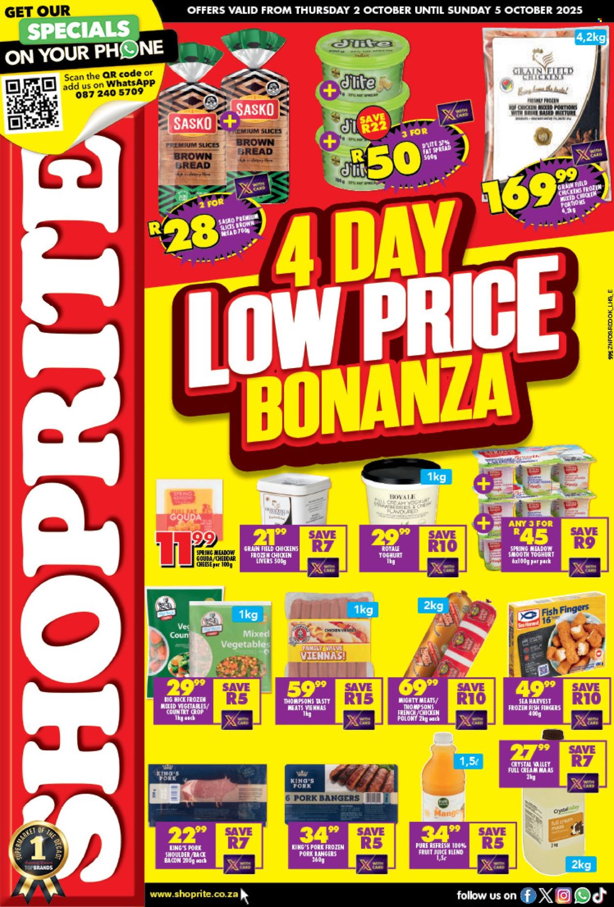 Shoprite specials - 02/10/2025 - 05/10/2025. Page 1