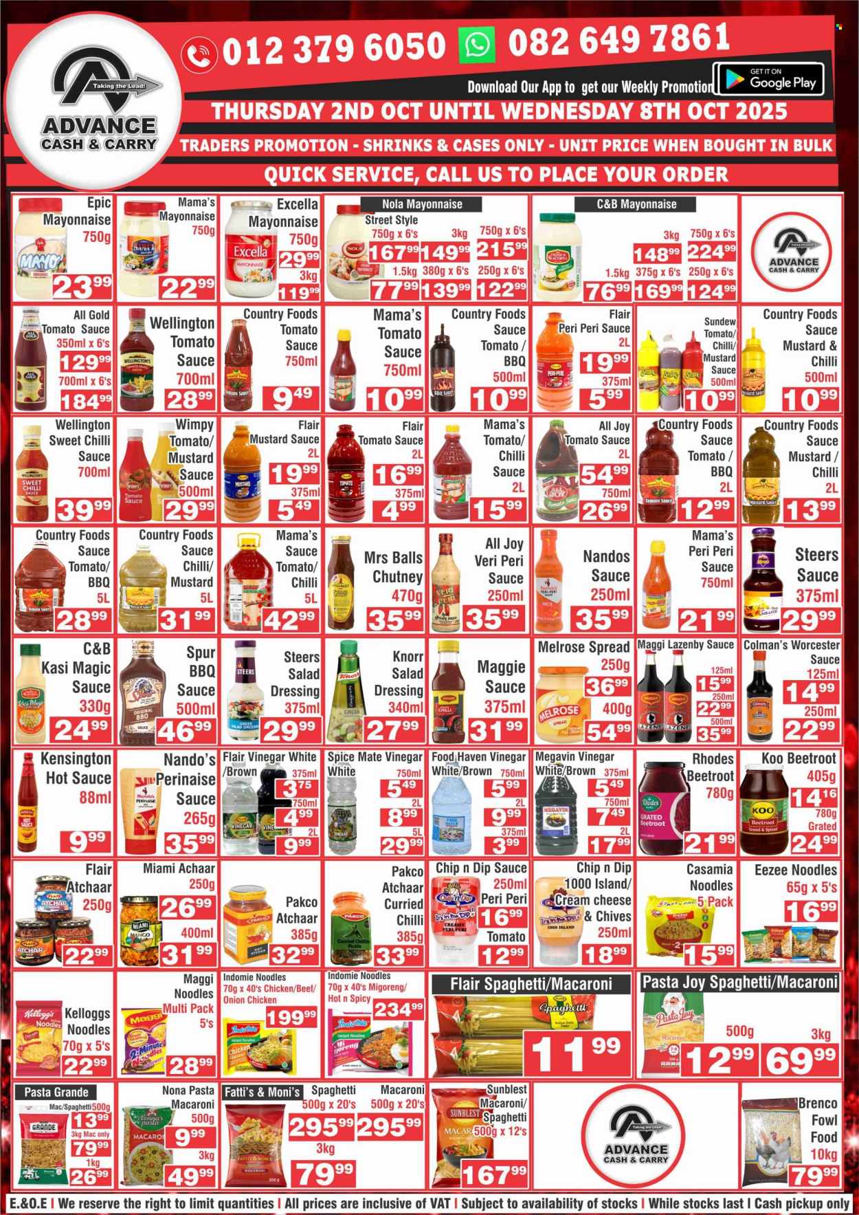 Advance Cash & Carry specials - 02/10/2025 - 08/10/2025. Page 3