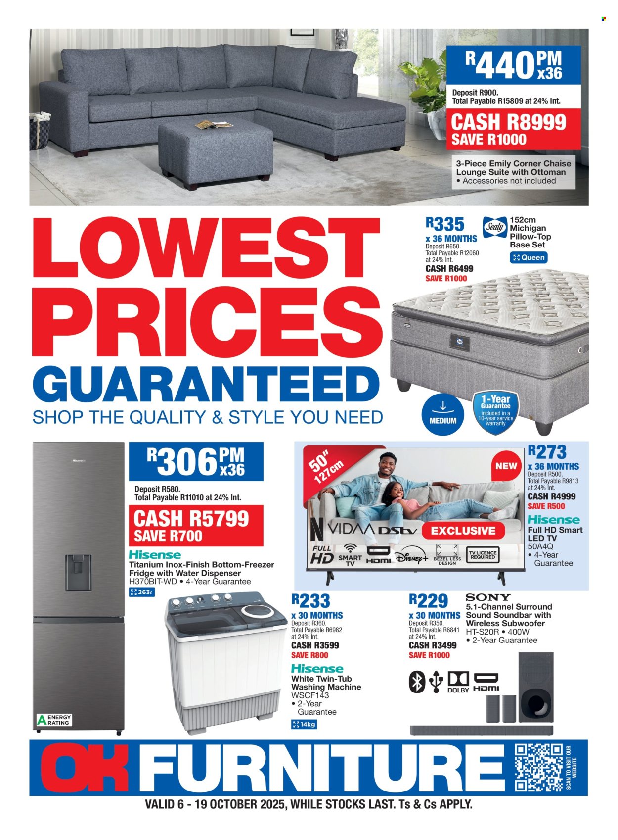 OK Furniture specials - 06/10/2025 - 19/10/2025. Page 1