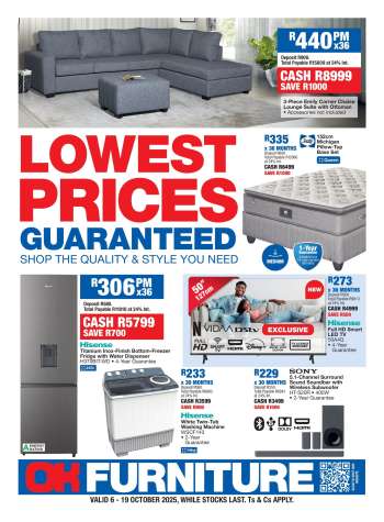 OK Furniture catalogue  - 06/10/2025 - 19/10/2025.