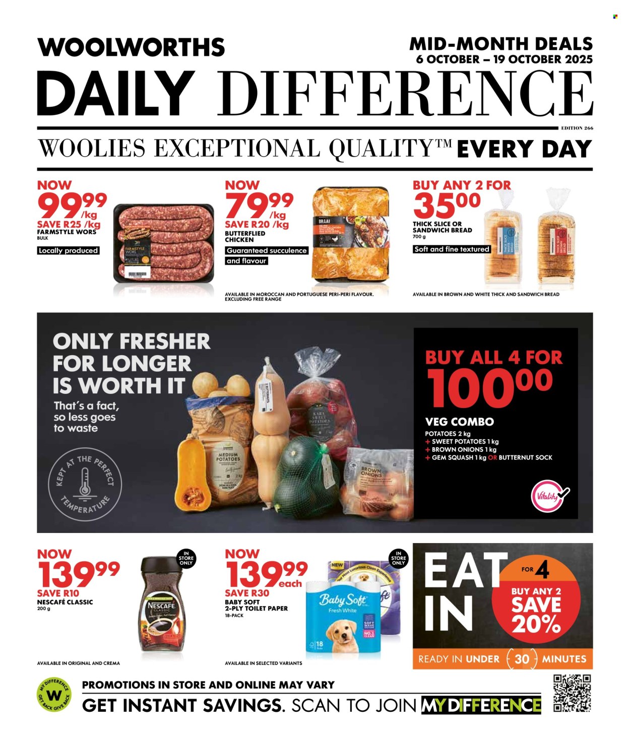 Woolworths specials - 06/10/2025 - 19/10/2025. Page 1