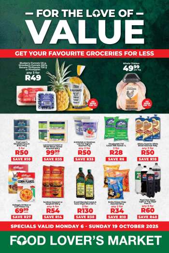 Food Lover's Market catalogue  - 06/10/2025 - 19/10/2025.