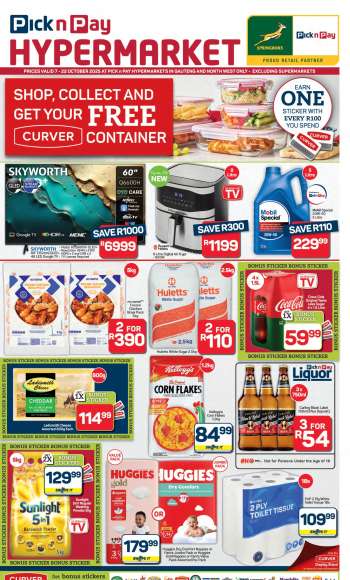 Pick n Pay Hypermarket catalogue  - 07/10/2025 - 22/10/2025.