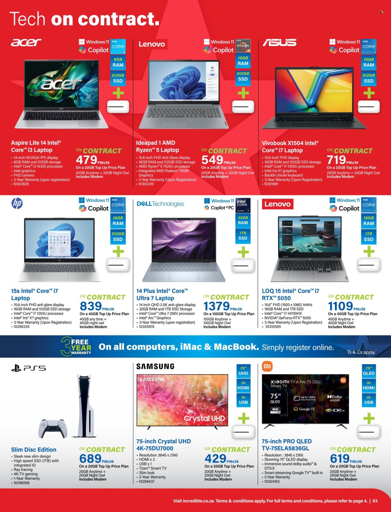 Incredible Connection specials - 07/10/2025 - 06/11/2025. Page 3