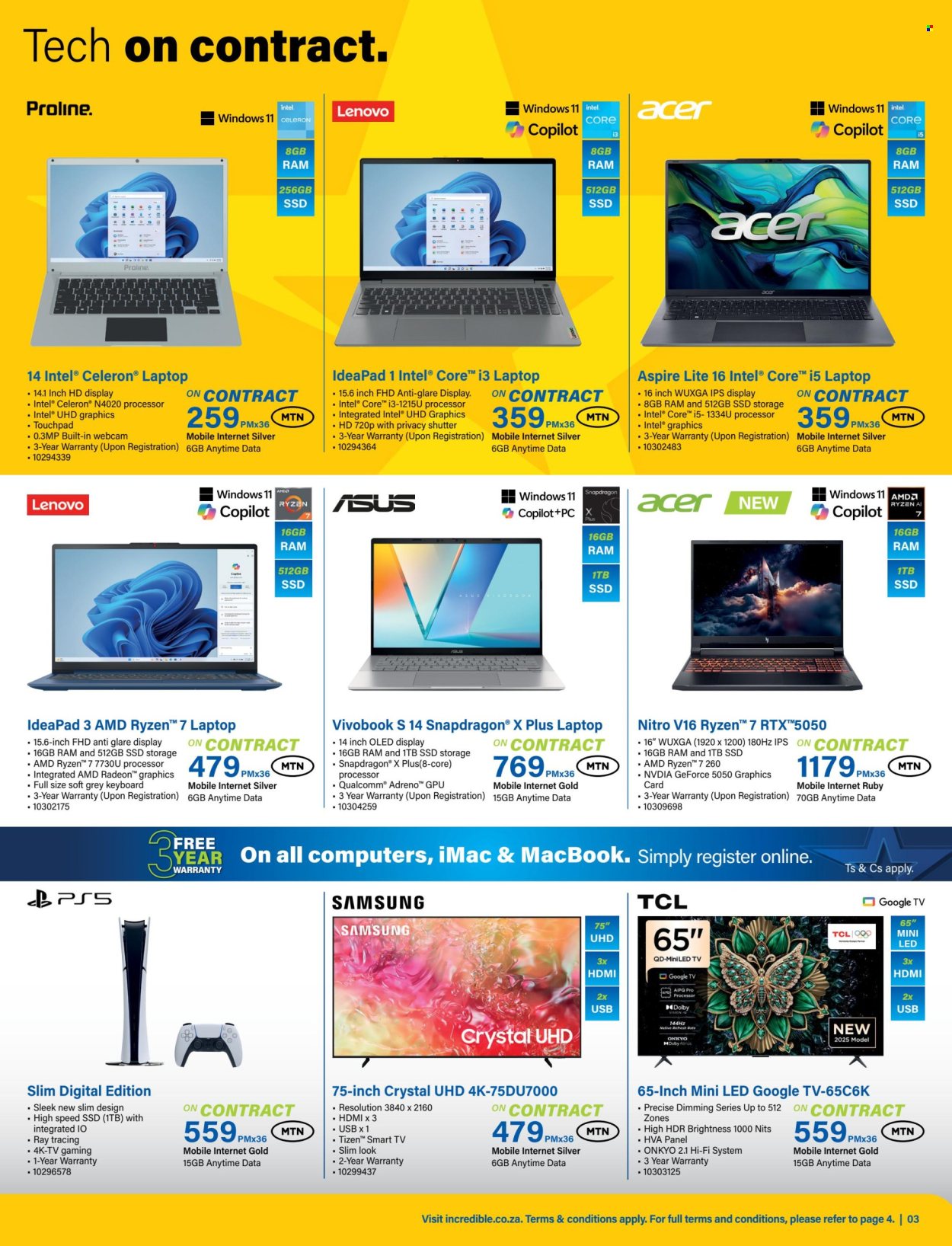 Incredible Connection specials - 07/10/2025 - 06/11/2025. Page 3