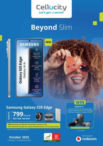 Cellucity catalogue  - 07/10/2025 - 06/11/2025.