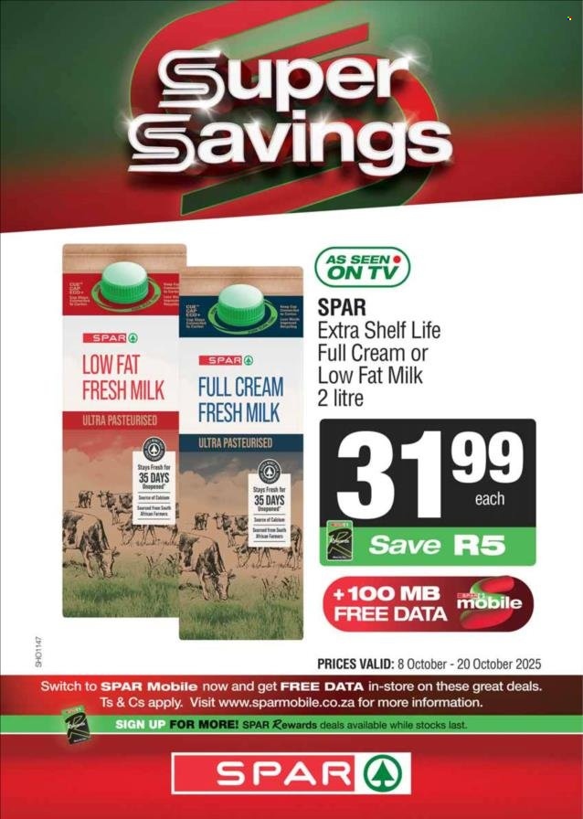 SPAR specials - 08/10/2025 - 20/10/2025. Page 3