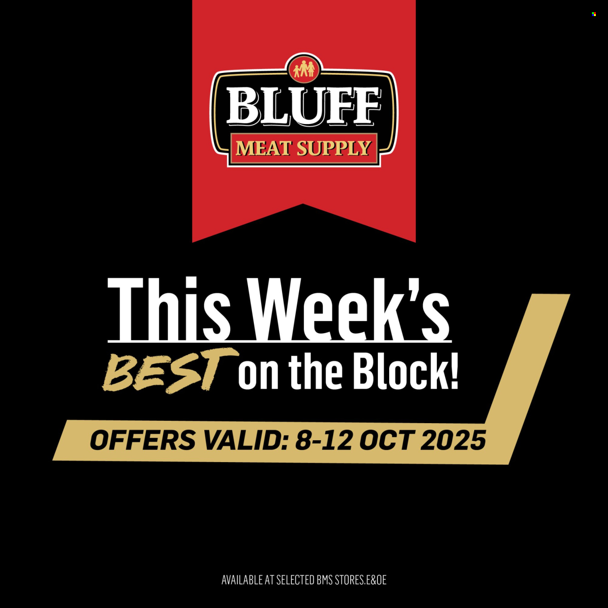 Bluff Meat Supply specials - 08/10/2025 - 12/10/2025. Page 1