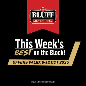 Bluff Meat Supply catalogue  - 08/10/2025 - 12/10/2025.